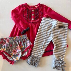 Matilda Jane outfit in Size 6–12 months, in Good pre‑owned condition.